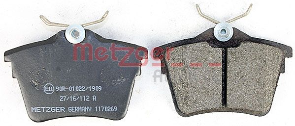 METZGER 1170269 Bremsbelagsatz, Scheibenbremse